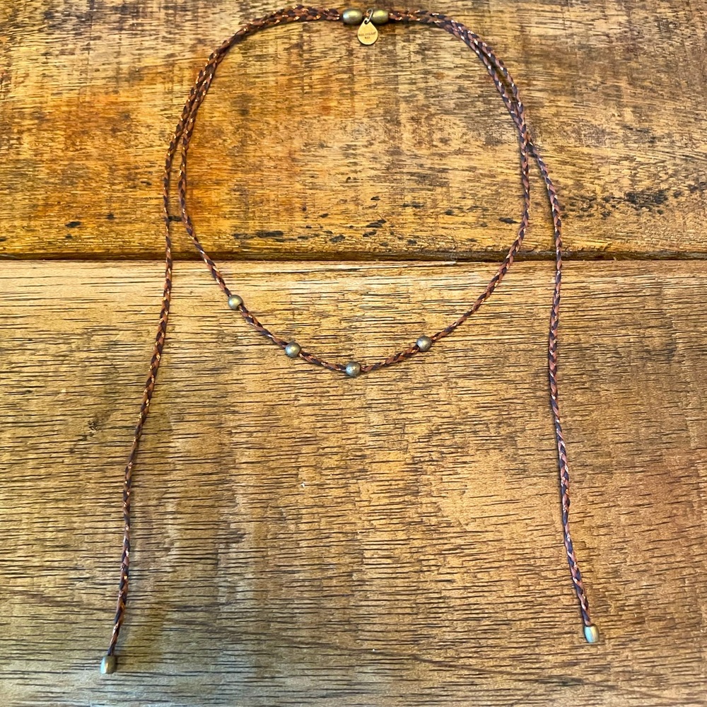 Alex and Ani adjustable string necklace